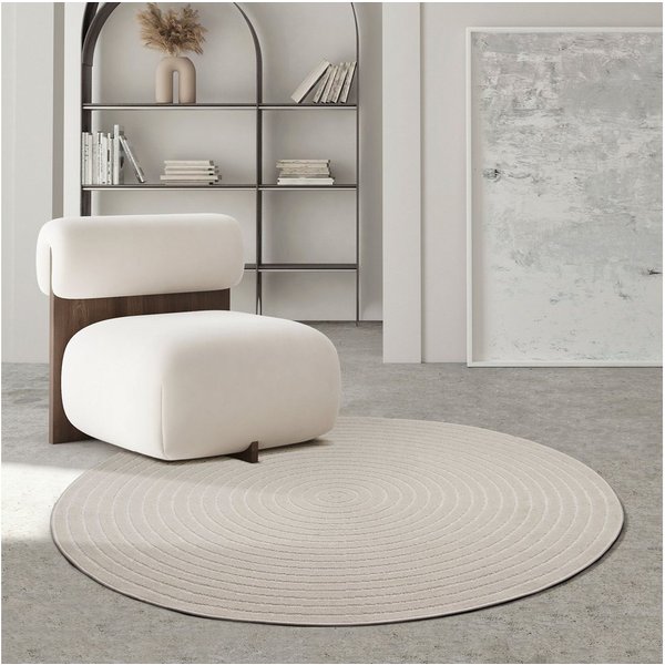 the carpet Teppich Santo Plus, rund, Höhe: 5 mm, Plus moderner robuster In und Outdoor Teppich