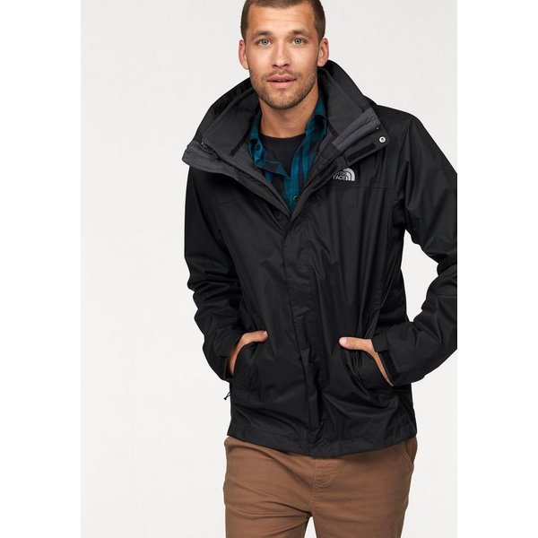 The North Face 3-in-1-Funktionsjacke EVOLVE II TRICLIMATE (Set) wasserdicht, windabweisend, atmungsaktiv, schnell trocknend