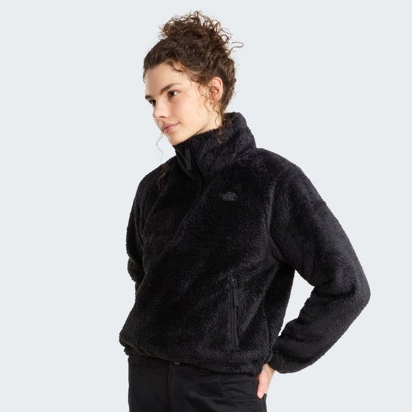 The North Face Fleeceshirt lockere Passform, mit Stehkragen, hochfloriges Fleece, für Sportmode