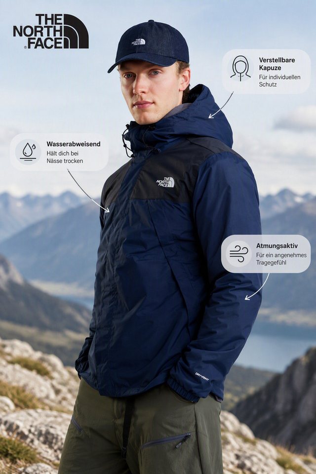 The North Face Funktionsjacke Antora mit Windschutzblende, winddicht, wasserdicht, atmungsaktiv – Bild 3 von 5
