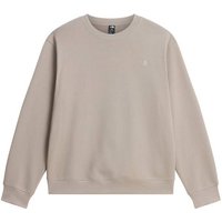 THE NORTH FACE Herren Pullover lg.Arm He/Uni M TNF ESSENTIAL TERRY SIMPLE DOME RELAXE, Größe S in Grau