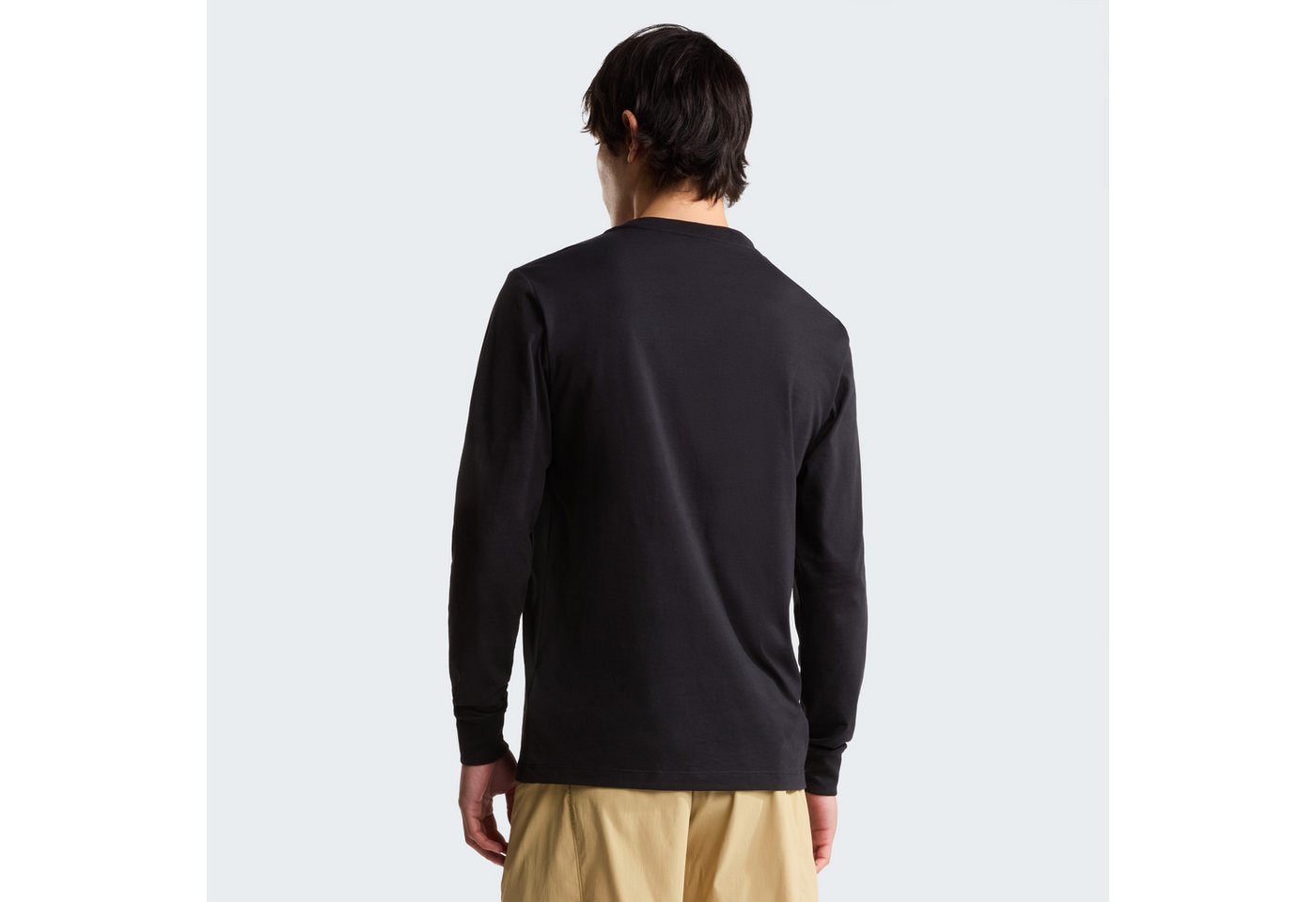 The North Face Langarmshirt M EVOLUTION SIMPLE DOME REGULAR LONG SLE mit Rundhalsausschnitt, reguläre Passform, aus Baumwollmischung – Bild 2 von 5
