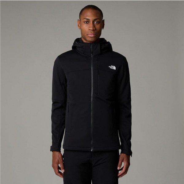 The North Face Softshelljacke sportlicher Stil, für Outdoor-Aktivitäten, mit abnehmbarer Kapuze