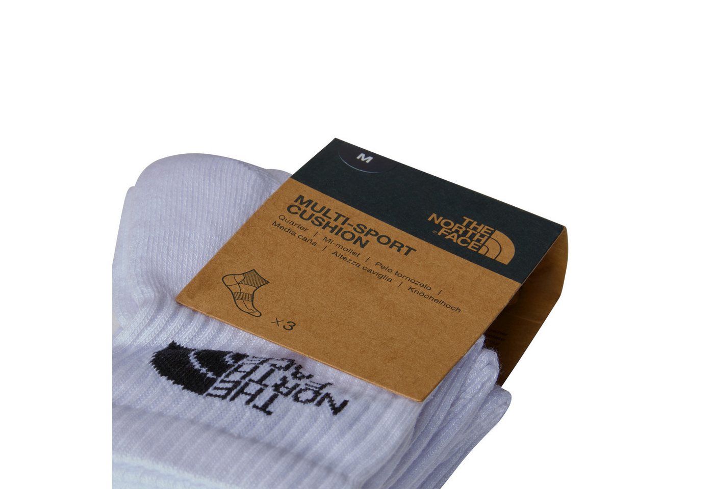 The North Face Sportsocken Packung (Packung, 3-Paar) 3er-Pack, mit Logostickerei, aus Polyester, Polyamid und Elasthan – Bild 3 von 4