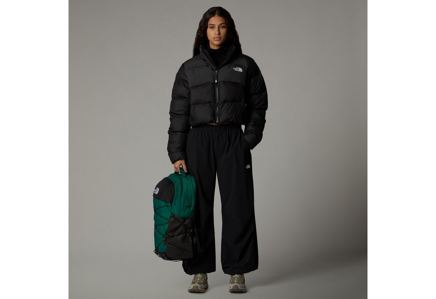 The North Face Steppjacke mit Reißverschluss, winddichtes Obermaterial aus Polyester – Bild 2 von 4