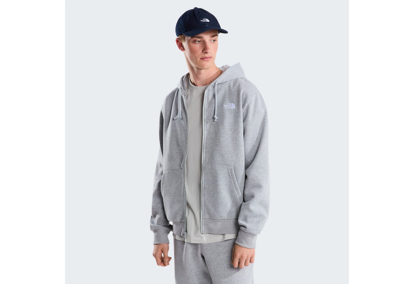 The North Face Sweatjacke M EVOLUTION SIMPLE DOME REGULAR FULL ZIP mit durchgehendem Reißverschluss, Langarm-Ausführung, gerader Schnitt – Bild 2 von 5