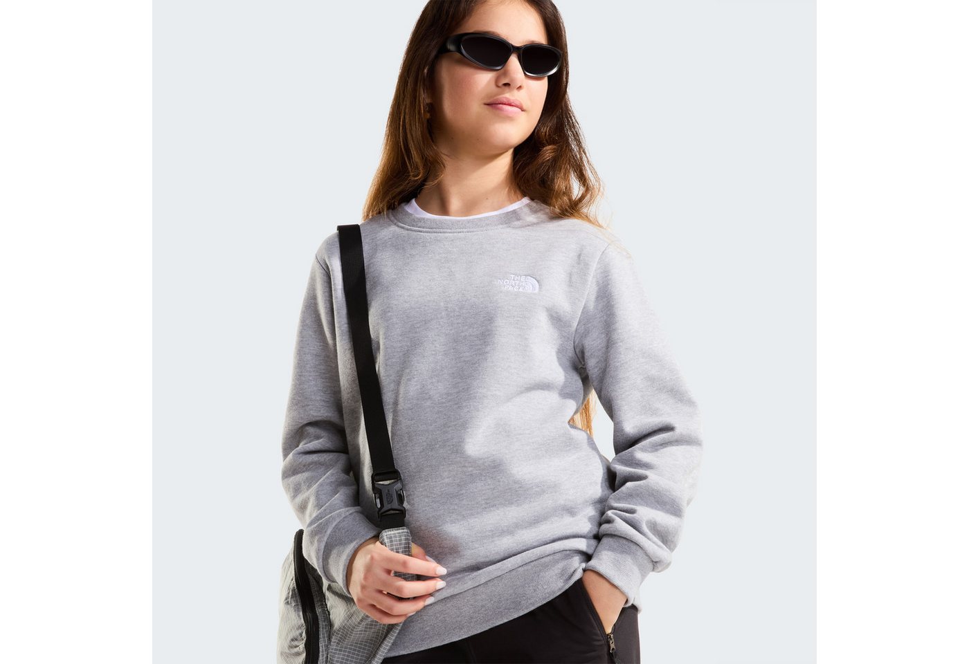 The North Face Sweatshirt TEEN EVOLUTION SIMPLE DOME CREW mit sportlichem Stil, aus Baumwoll-Polyester-Mix – Bild 3 von 5