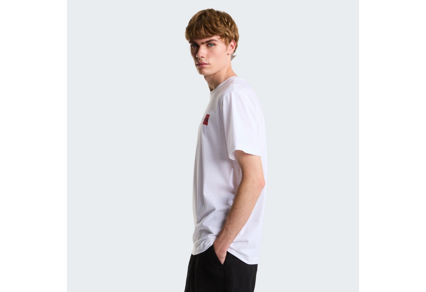 The North Face T-Shirt M NEVER STOP EXPLORING REGULAR SHORT SLEEVE TEE-GRAPHIC normale Passform, kurze Ärmel, für Sport und Freizeit – Bild 3 von 5