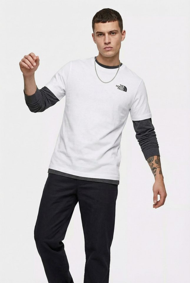 The North Face T-Shirt M NEVER STOP EXPLORING REGULAR SHORT SLEEVE TEE-GRAPHIC normale Passform, kurze Ärmel, für Sport und Freizeit – Bild 4 von 5