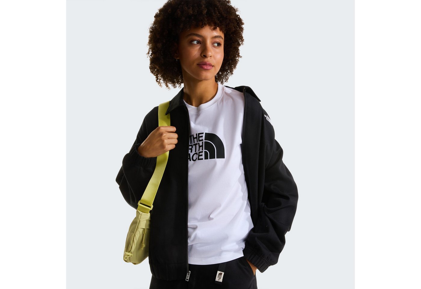 The North Face T-Shirt W EVOLUTION HALF DOME SLIM SHORT SLEEVE TEE schmaler Schnitt, kurze Ärmel, atmungsaktives Material – Bild 2 von 5