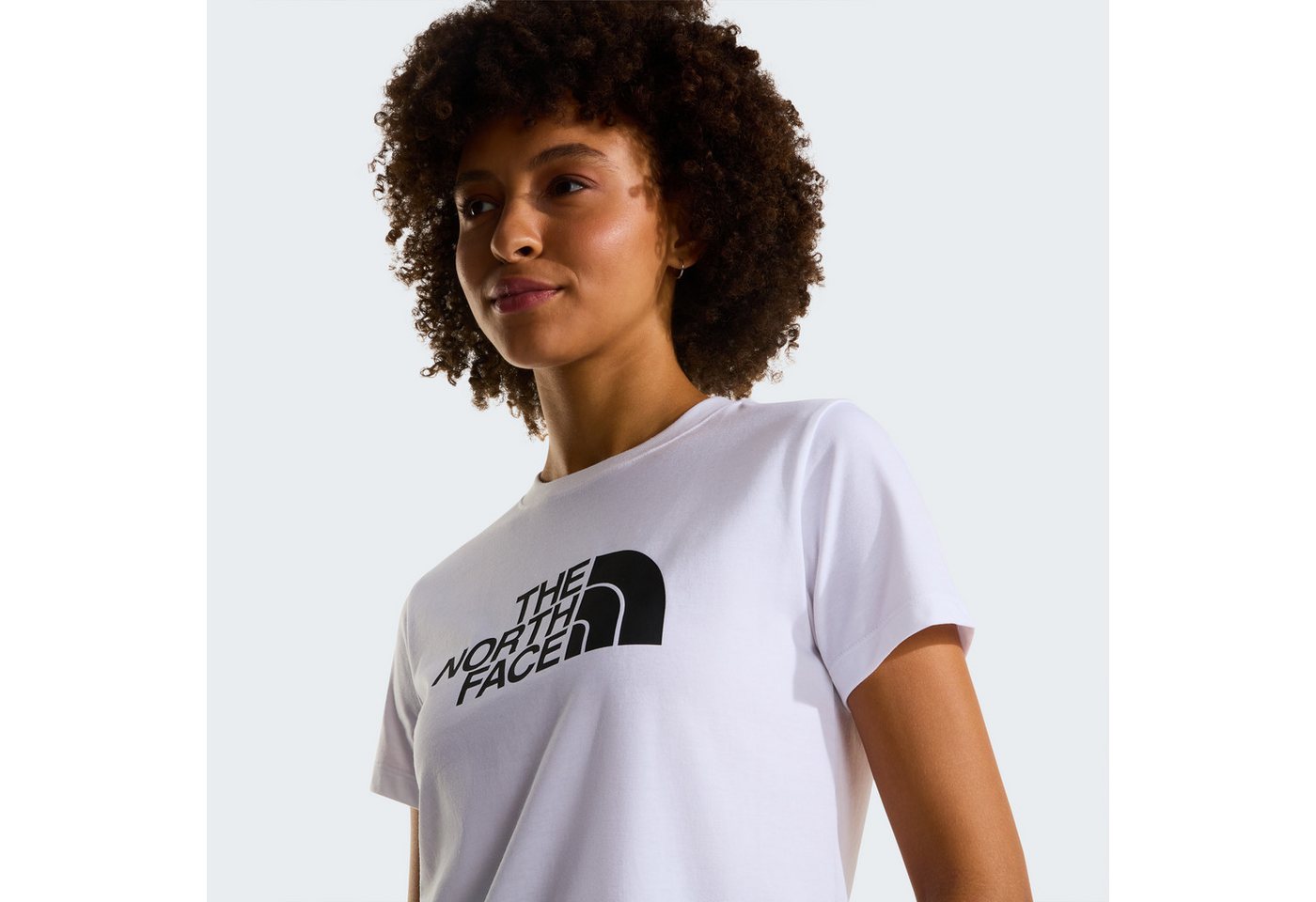 The North Face T-Shirt W EVOLUTION HALF DOME SLIM SHORT SLEEVE TEE schmaler Schnitt, kurze Ärmel, atmungsaktives Material – Bild 4 von 5