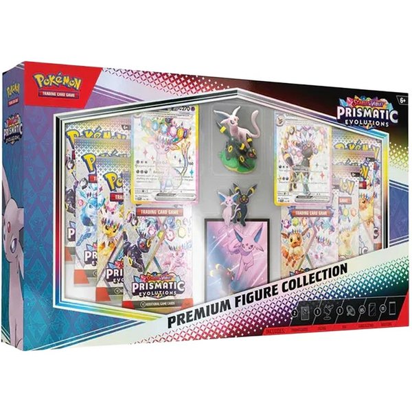 The Pokémon Company Sammelkarte Pokemon Prismatic Evolution Premium Figure Collection Englisch