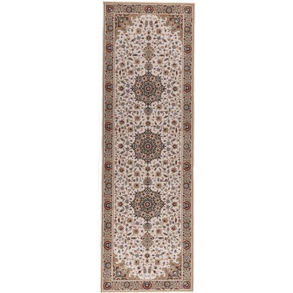 THEKO Wollteppich Dolna - 859, rechteckig, Höhe: 10 mm, Kurzflor, reine Wolle, Orient-Optik, auch in rund, Wohnzimmer