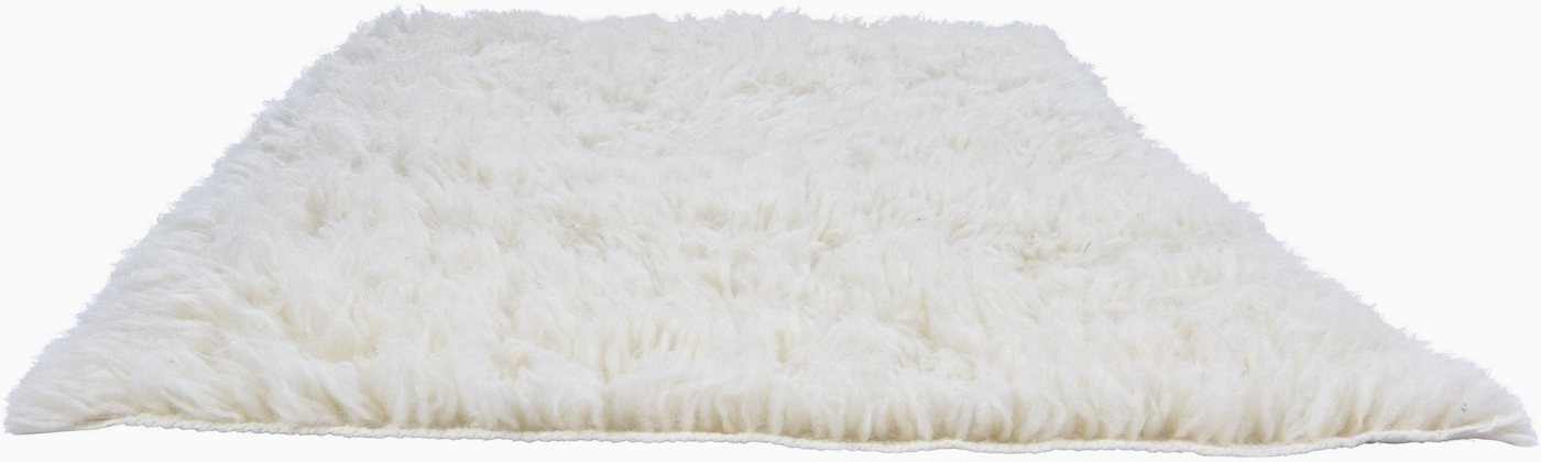 THEKO Wollteppich Flokos 1, rechteckig, Höhe: 40 mm, original griechischer Flokati, Hochflor, Uni Farben, reine Wolle – Bild 4 von 5