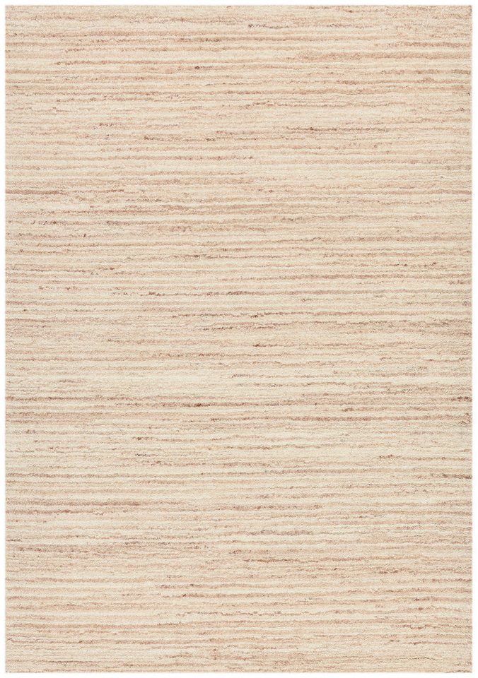 THEKO Wollteppich Janne, Berber Teppich, Wolle, meliert, handgearbeitet, rechteckig, Höhe: 20 mm, handgetuftet, Wohnzimmer, Schlafzimmer, Esszimmer – Bild 2 von 5