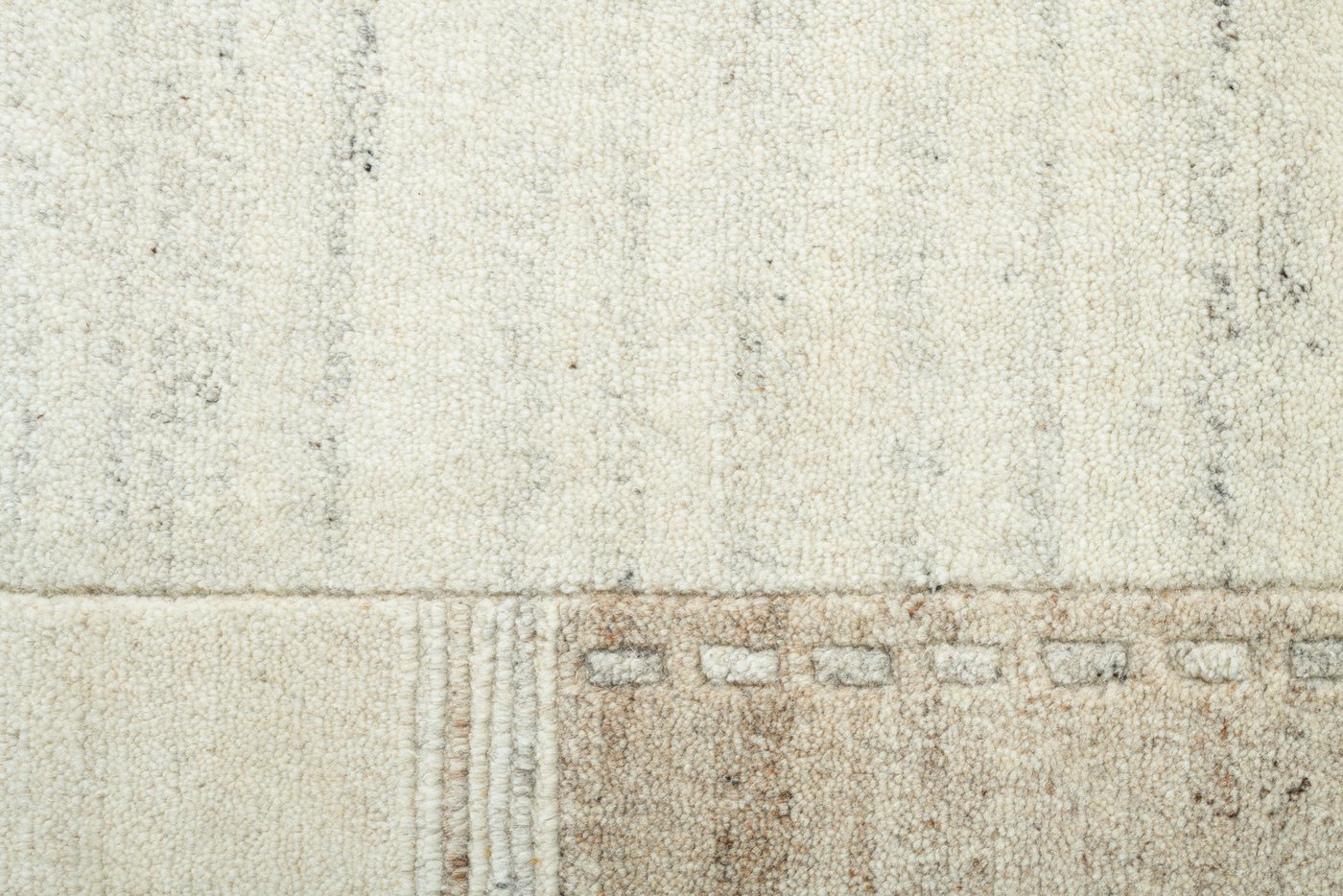 THEKO Wollteppich Nakarta, handgeknüpft, rechteckig, Höhe: 12 mm, reine Wolle, mit Bordüre, Wohnzimmer – Bild 3 von 5