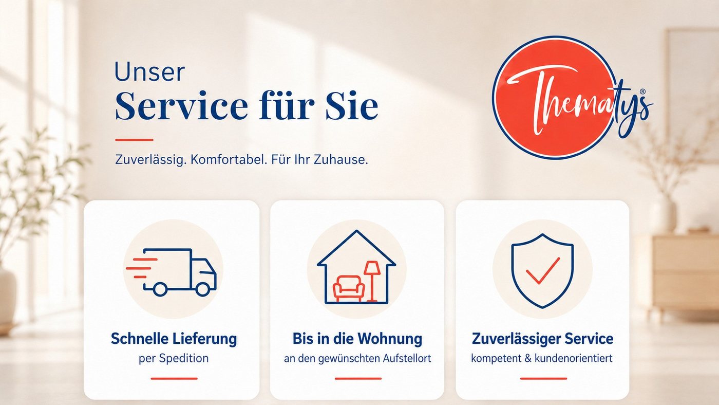 thematys Ecksofa ASTON MAXI 405 x 203cm mit Schlaffunktion & Bettkasten –, L-Sofa mit 5 verstellbaren Kopfstützen, Samt (Monolith), Cord (Poso) - L-Form, XL-Woh – Bild 3 von 5