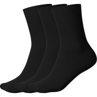 Thermo-Haussocken, 3 Paar (Schwarz, 35/38)