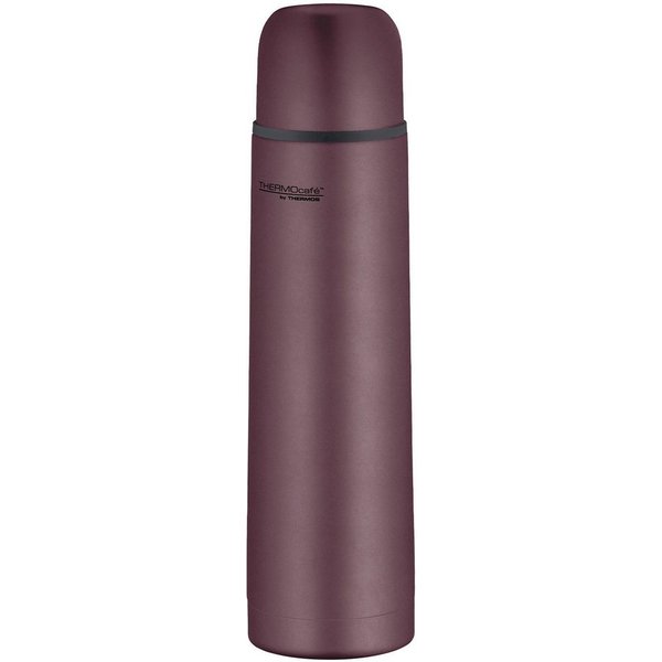 THERMOcafé Isolierflasche TC EVERYDAY, Edelstahlkörper, spülmaschinenfest, mit Twist & Pour Lid und Trinkbecher (nicht isoliert)