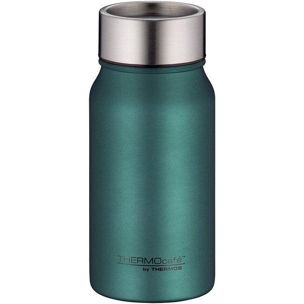 THERMOcafé Thermobecher TC DRINKING MUG, absolut dicht, spülmaschinenfest, 1-tlg., Edelstahl, Kunststoff, Silikon, 0,35l, 8h heiß & 16h kalt, zerlegbares Push B