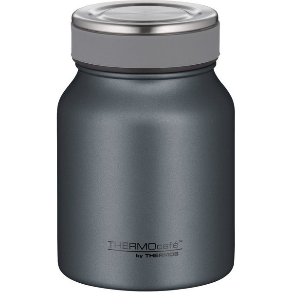 THERMOcafé Thermobehälter TC FOOD JAR, Thermobehälter für Essen, spülmaschinenfest, Edelstahl, Kunststoff, Silikon, (1-tlg), 0,5l, 9h heiß & 14h kalt, dicht & a