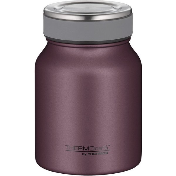 THERMOcafé Thermobehälter TC FOOD JAR, Thermobehälter für Essen, spülmaschinenfest, Edelstahl, Kunststoff, Silikon, (1-tlg), 0,5l, 9h heiß & 14h kalt, dicht & a