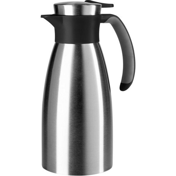 Emsa Thermoflasche Emsa Isolierkanne SOFT GRIP, 1 Liter, (Quick Tip