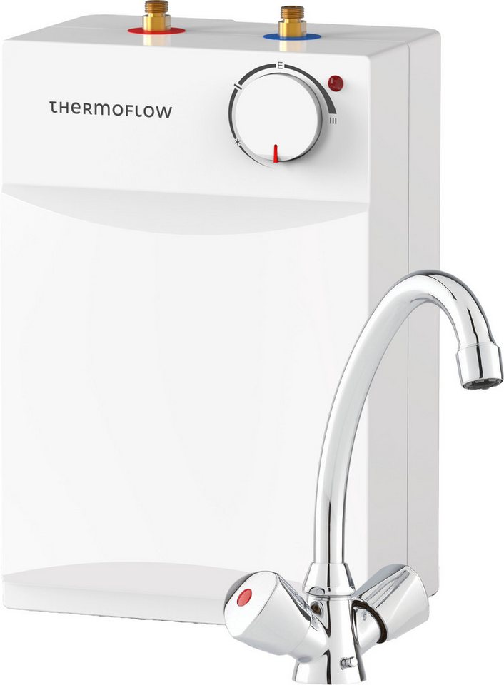 Thermoflow Untertischspeicher UT 5, (max. 75°C) (Set, mit Niederdruckarmatur QMIX 12), mit Armatur – Bild 2 von 5