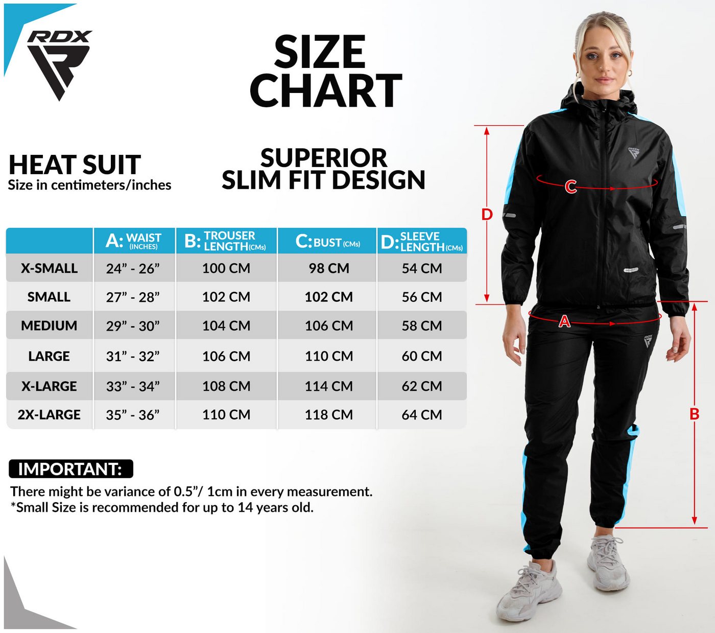 RDX Thermohemd RDX Sweat Suit for Weight Loss, Sauna Suit Reach Hooded Suit – Bild 2 von 5