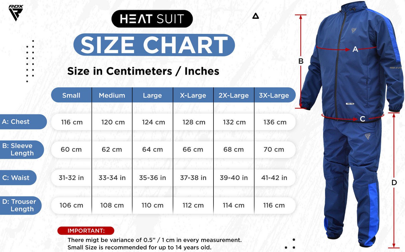 RDX Thermohemd RDX Sweat Suit for Weight Loss,Sauna suit Thermal Fitness Men Women – Bild 2 von 5