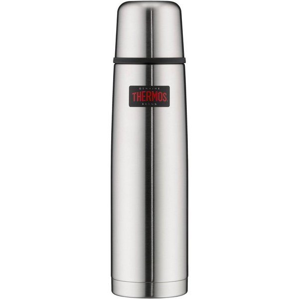 THERMOS Isolierkanne Light & Compact, 1 l, (1-St), aus bruchfestem Edelstahl