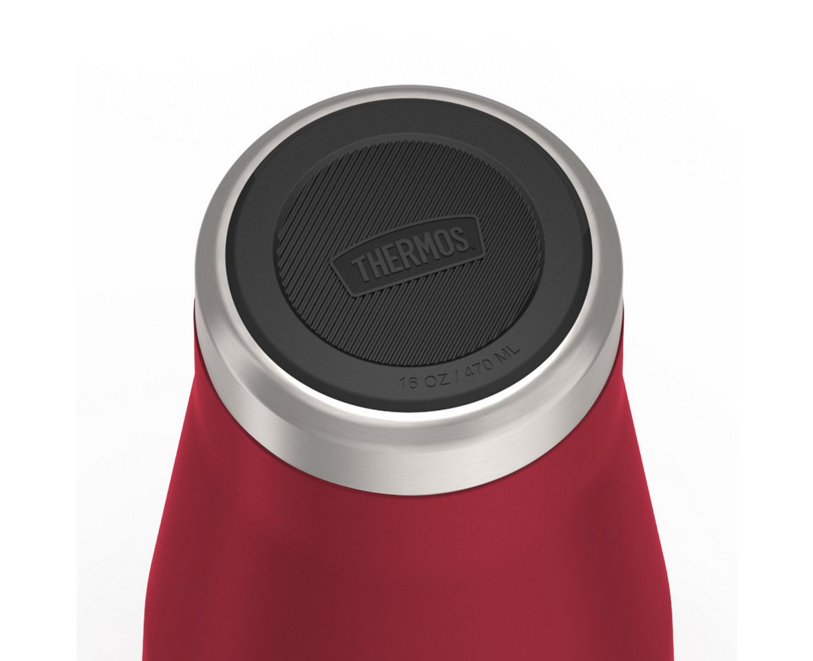 THERMOS Thermobecher ICON MUG, rutschfester Boden, 360° Trinkfunktion, spülmaschinenfest, 1-tlg., Edelstahl, Kunststoff, Silikon, 0,47l, 7h heiß & 22h kalt, abs – Bild 4 von 4