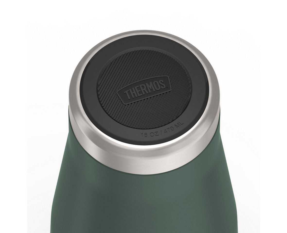 THERMOS Thermobecher ICON MUG, rutschfester Boden, 360° Trinkfunktion, spülmaschinenfest, 1-tlg., Edelstahl, Kunststoff, Silikon, 0,47l, 7h heiß & 22h kalt, abs – Bild 4 von 5