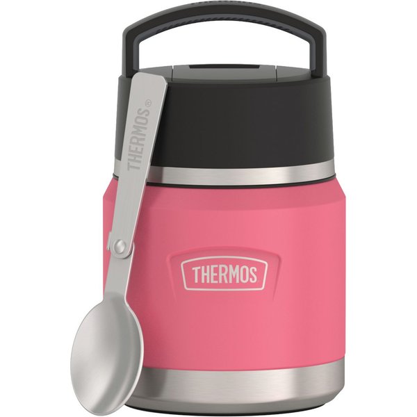 THERMOS Thermobehälter ICON FOOD JAR, Thermobehälter für Essen, spülmaschinenfest, Edelstahl, Kunststoff, Silikon, (1-tlg), 0,35l, 12h heiß & 16h kalt, dicht & 