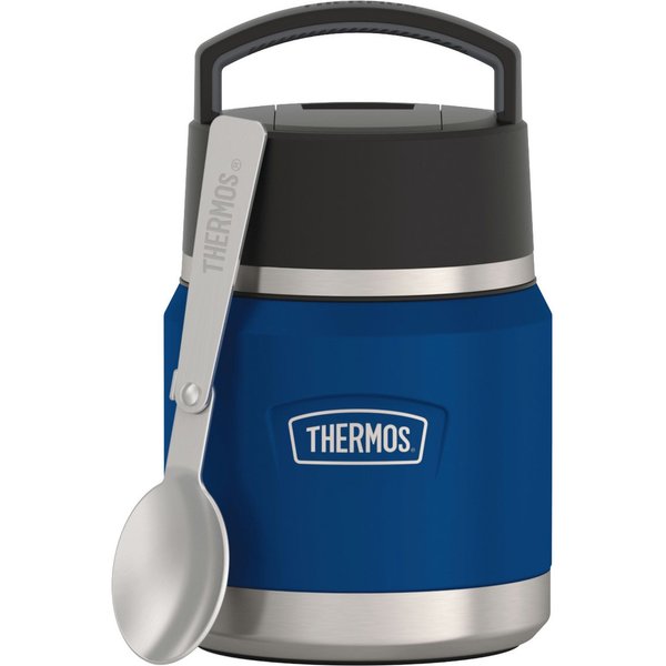 THERMOS Thermobehälter ICON FOOD JAR, Thermobehälter für Essen, spülmaschinenfest, Edelstahl, Kunststoff, Silikon, (1-tlg), 0,35l, 12h heiß & 16h kalt, dicht & 