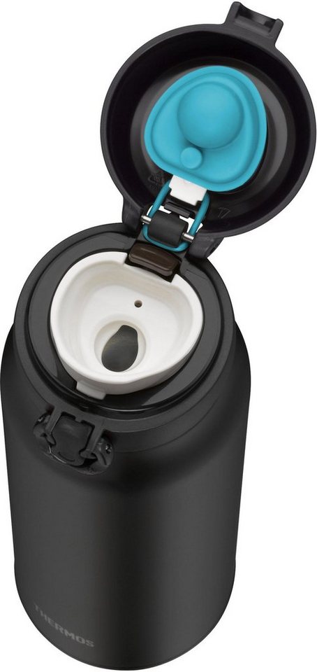THERMOS Thermoflasche Ultralight black, ideal für den Alltag, aus Edelstahl – Bild 2 von 2