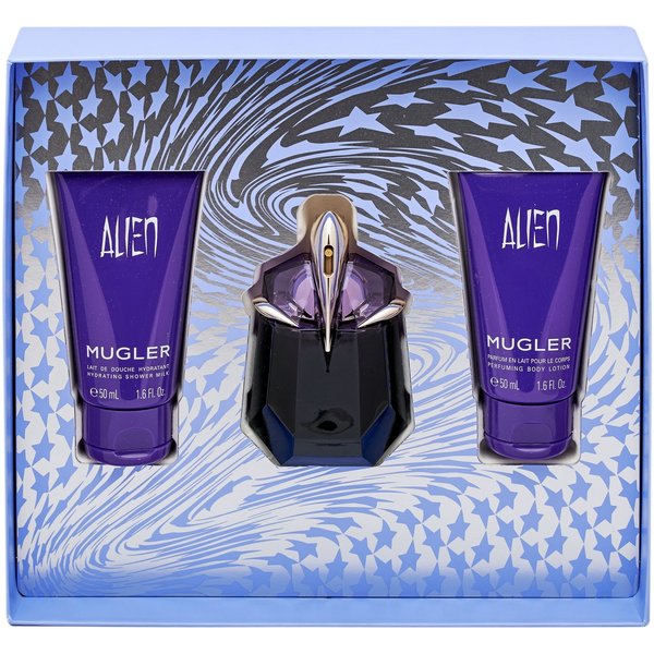 Thierry Mugler Eau de Parfum ALIEN, 3-tlg., Geschenkset: EDP 30ml + Bodylotion 50ml + Showergel 50ml