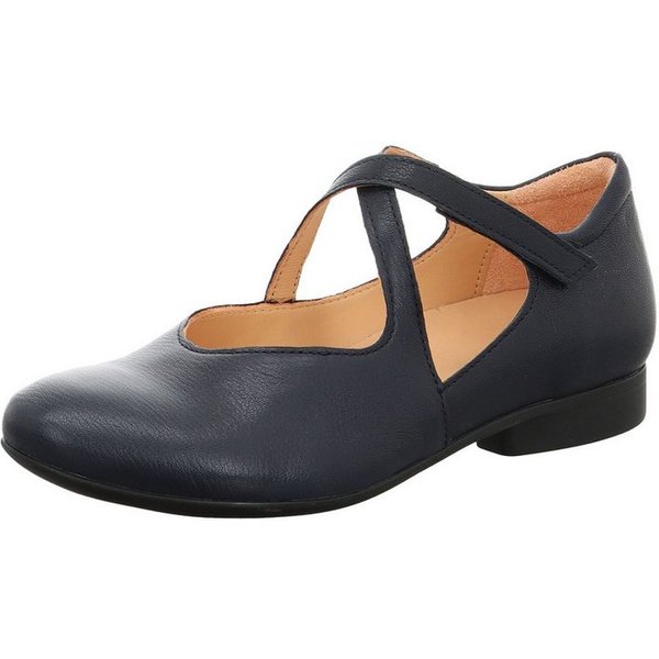 Think! Think! Ballerinas Leder Riemchenballerina