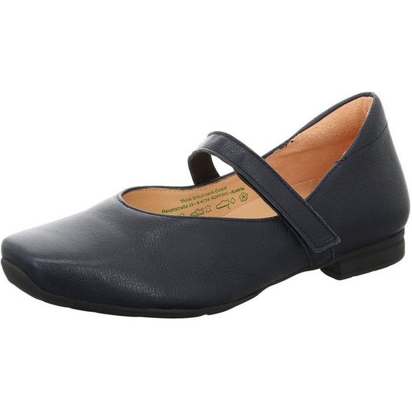 Think! Think! Ballerinas Leder Riemchenballerina