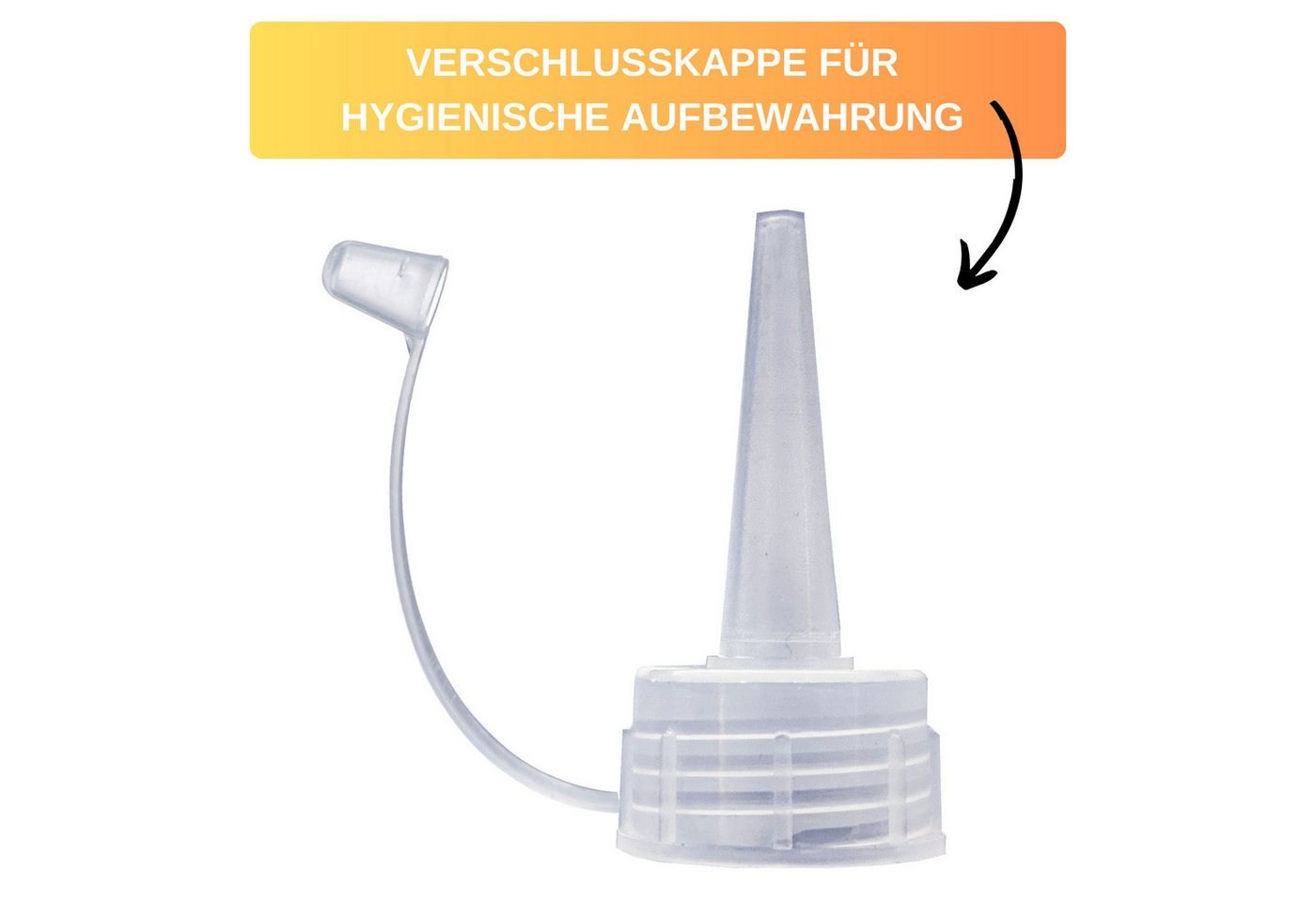 Thiru Aufbewahrungssystem 3er Set Quetschflaschen, mit Verschlusskappe, (3-tlg) – Bild 3 von 5