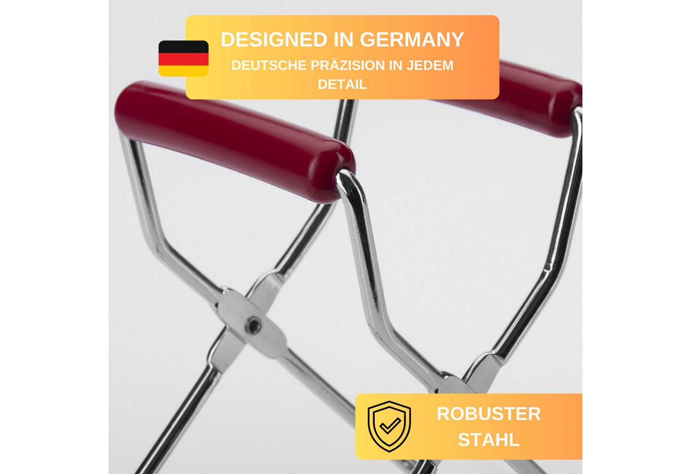 Thiru Einmachglas Glasheber, verchromt für unterschiedliche Glasformen und -größen, verchromt – Bild 2 von 5