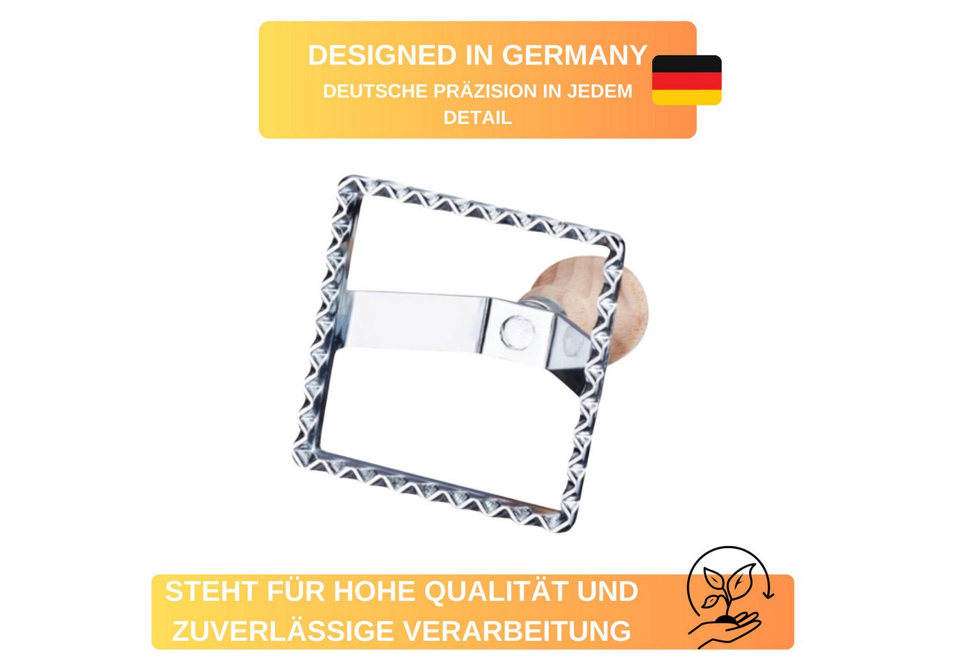 Thiru Ravioliform - Ravioli-Ausstecher - verschiedene Formen - Teigrad – Bild 2 von 5