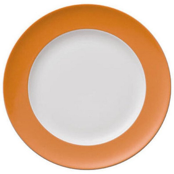 Thomas Frühstücksteller Frühstücksteller 22 cm Sunny Day Orange, (1 St), Frühstücksteller, Ø21,7cm, Porzellan, orange