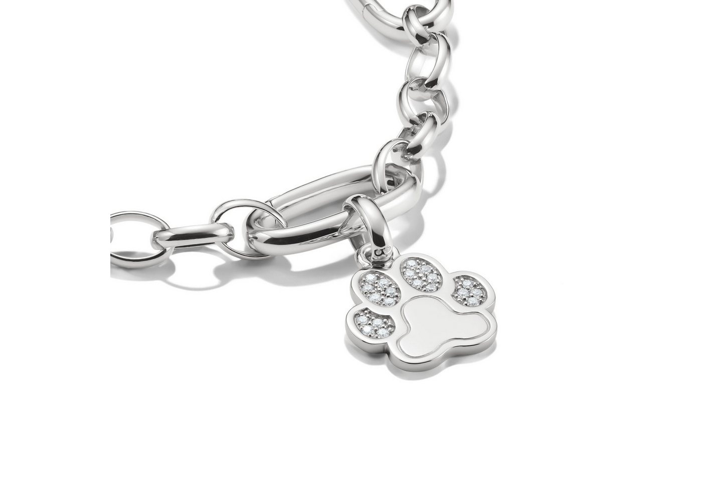 THOMAS SABO Charm-Einhänger Charm Pfoten-Design - Connect, mit Zirkonia (synth) – Bild 2 von 3