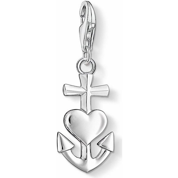 THOMAS SABO Charm-Einhänger Kreuz-, Herz-, Anker-Design, Glaube, Liebe, Hoffnung