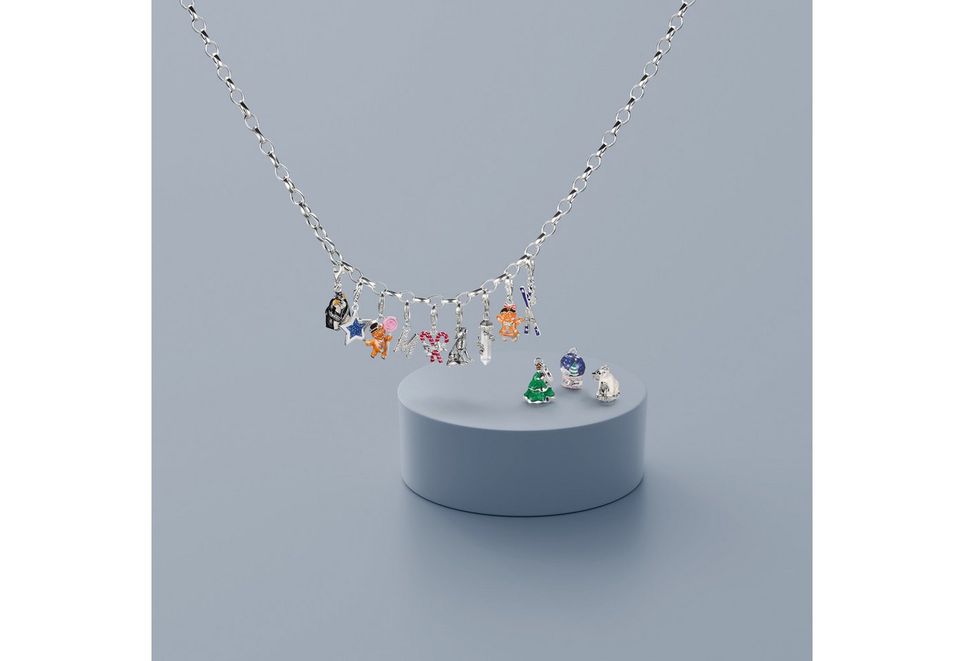 THOMAS SABO Charm-Einhänger Lebkuchen-Mädchen, mit Zirkonia (synth) – Bild 3 von 4
