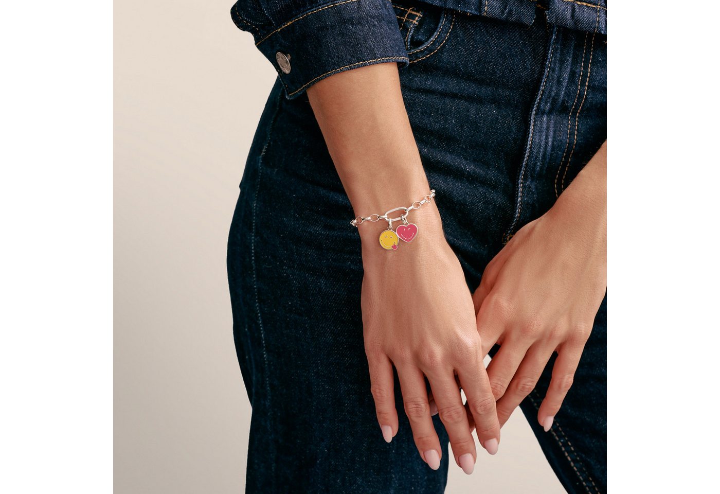 THOMAS SABO Charm-Einhänger SMILEYWORLD®Cheeky Charm - Connect – Bild 3 von 3