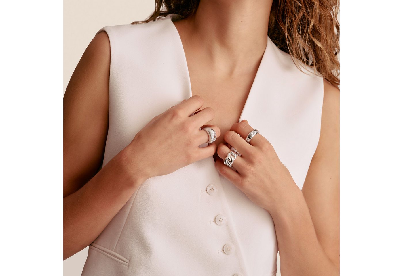 THOMAS SABO Fingerring Bold Elegance Ring mit Center-Stein, mit Zirkonia (synth) – Bild 3 von 3