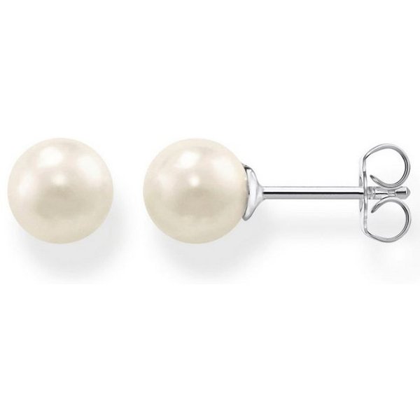 THOMAS SABO Perlenohrringe Perlenohrstecker Klein, mit Süßwasserzuchtperle