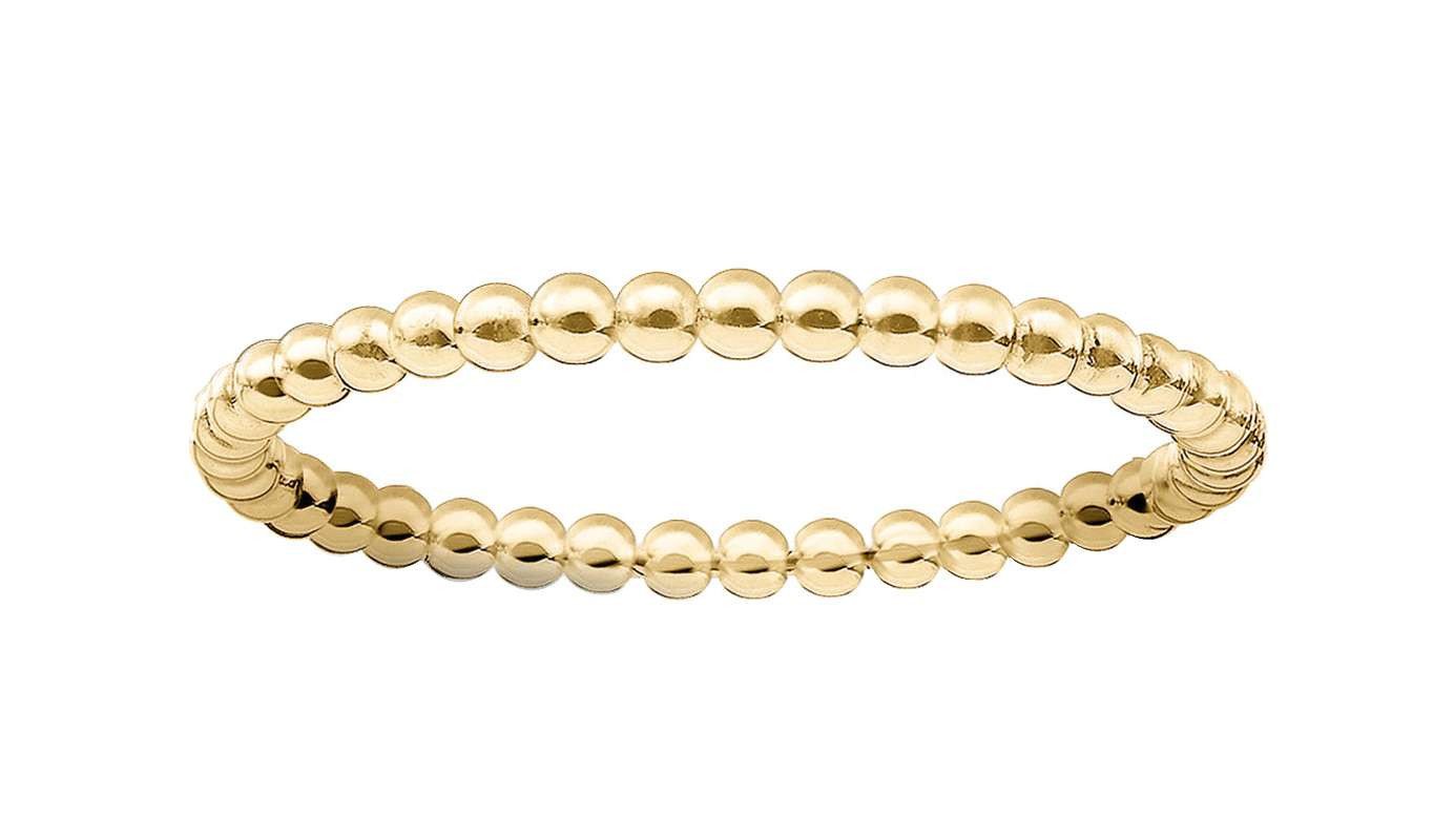 THOMAS SABO Silberring TR2122-413-12, Damenring Kügelchen vergoldet – Bild 2 von 2